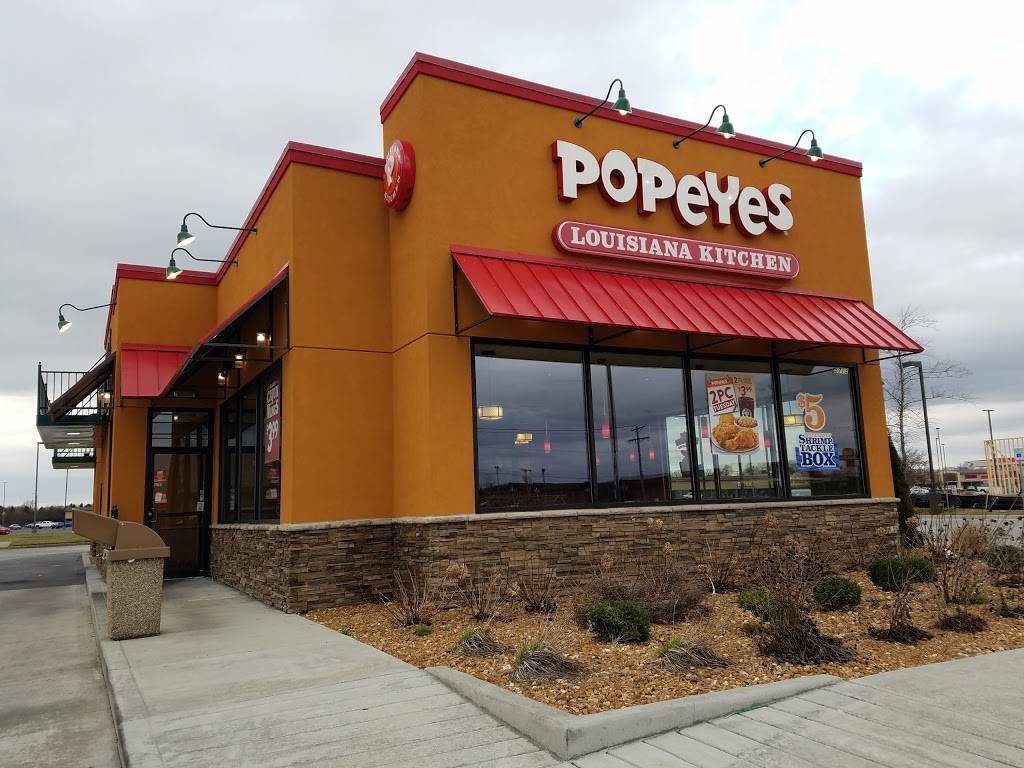 Popeyes Louisiana Kitchen | restaurant | 5713 S Scatterfield Rd, Anderson, IN 46013, USA | 7656224994 OR +1 765-622-4994