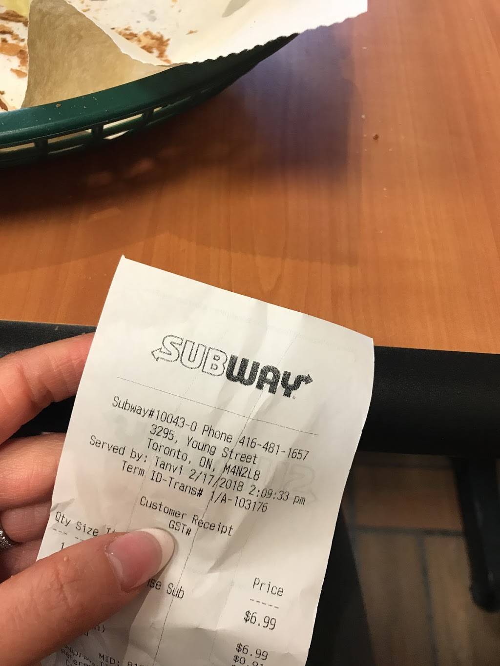 Subway | meal takeaway | 3295 Yonge St, Toronto, ON M4N 2L8, Canada | 4164811657 OR +1 416-481-1657