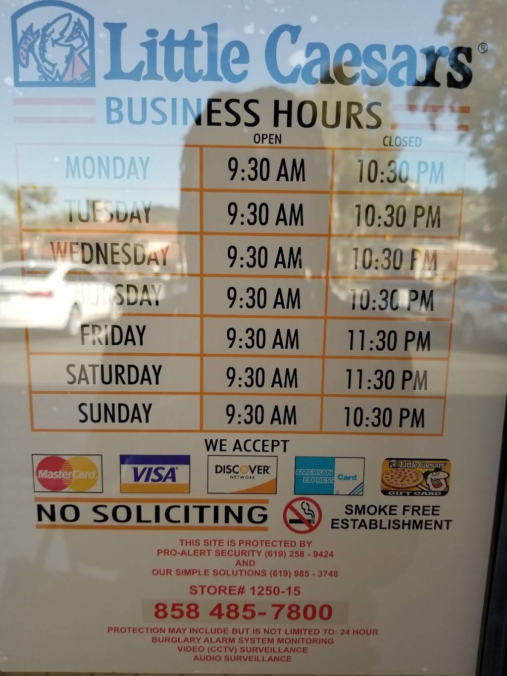 Little Caesars Pizza | meal takeaway | 16477 Bernardo Center Dr, San Diego, CA 92128, USA | 8584857800 OR +1 858-485-7800