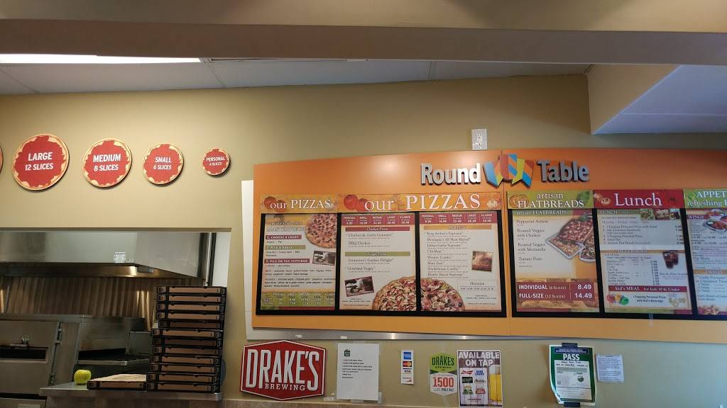 Round Table Pizza | meal delivery | 3637 Mt Diablo Blvd, Lafayette, CA 94549, USA | 9252830404 OR +1 925-283-0404