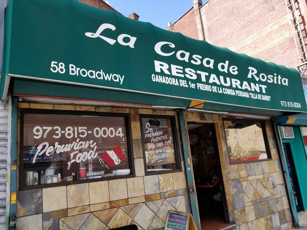 La Casa De Rosita | restaurant | 58 Broadway, Passaic, NJ 07055, USA | 9738150004 OR +1 973-815-0004