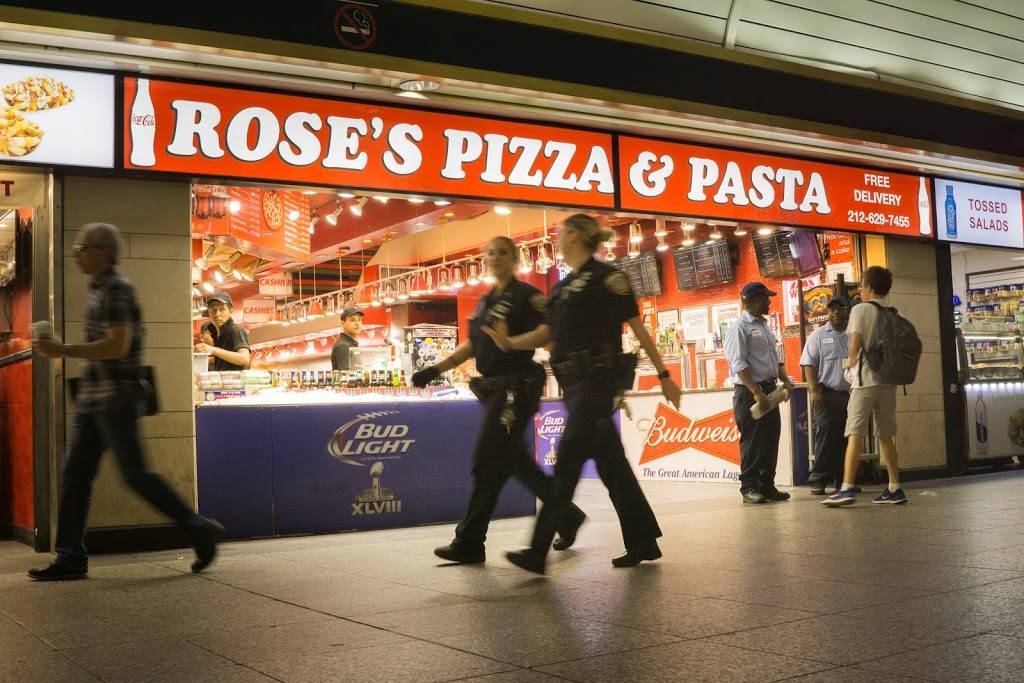 Roses Pizza and Pasta | restaurant | 1 Pennsylvania Plaza, New York, NY 10119, USA | 2126297455 OR +1 212-629-7455