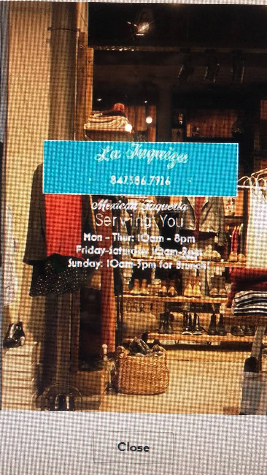 La Taquiza Winnetka | restaurant | 566 Chestnut St, Winnetka, IL 60093, USA | 8473867926 OR +1 847-386-7926