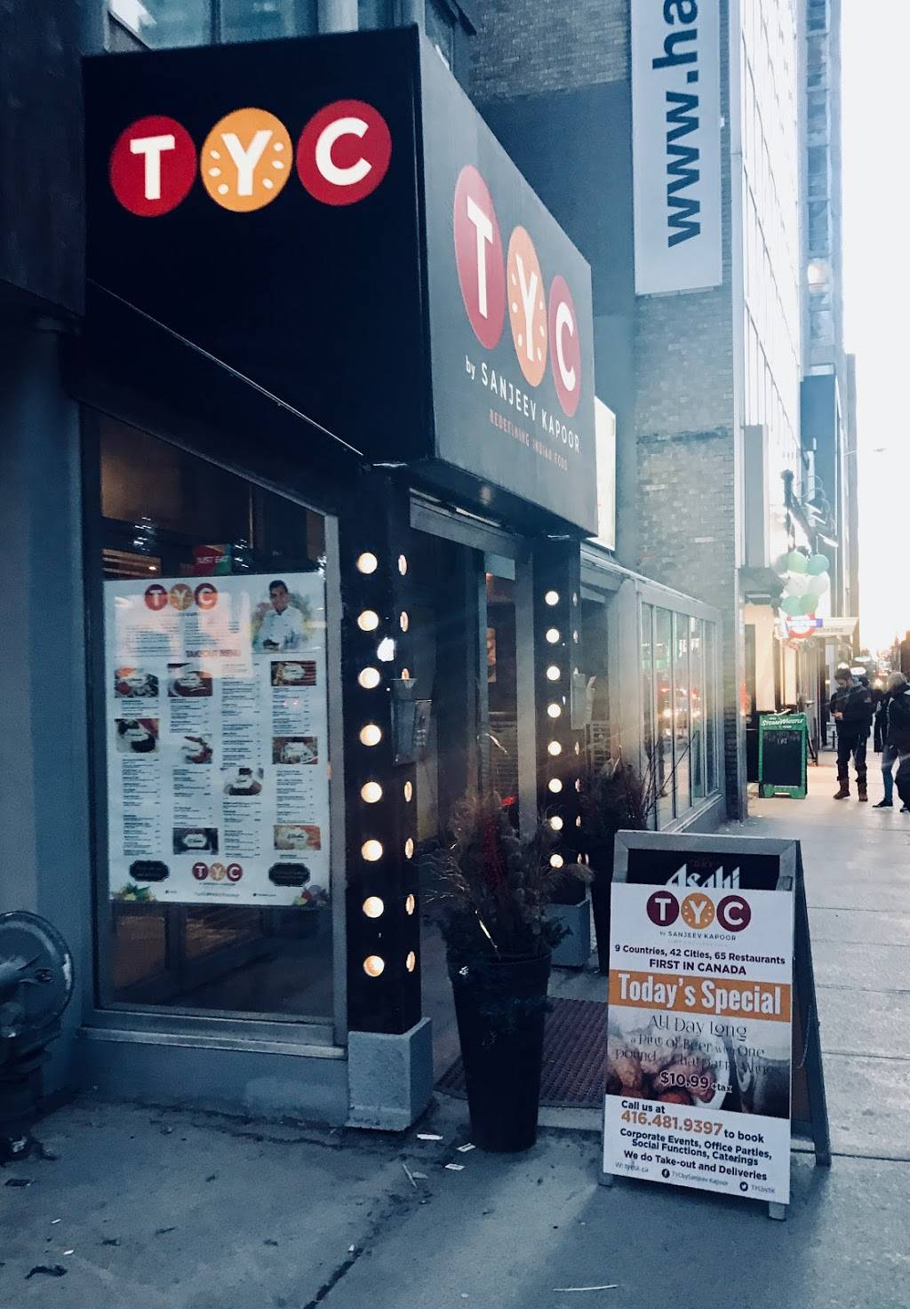 TYC - by Sanjeev Kapoor | restaurant | 55 Eglinton Ave E, Toronto, ON M4P 1G8, Canada | 4164819397 OR +1 416-481-9397