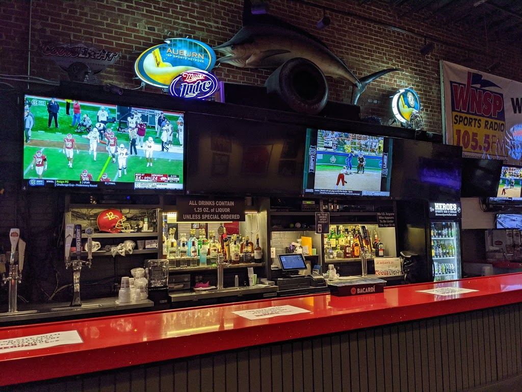 Heroes Sports Bar & Grille- Downtown | restaurant | 273 Dauphin St, Mobile, AL 36602, USA | 2514334376 OR +1 251-433-4376
