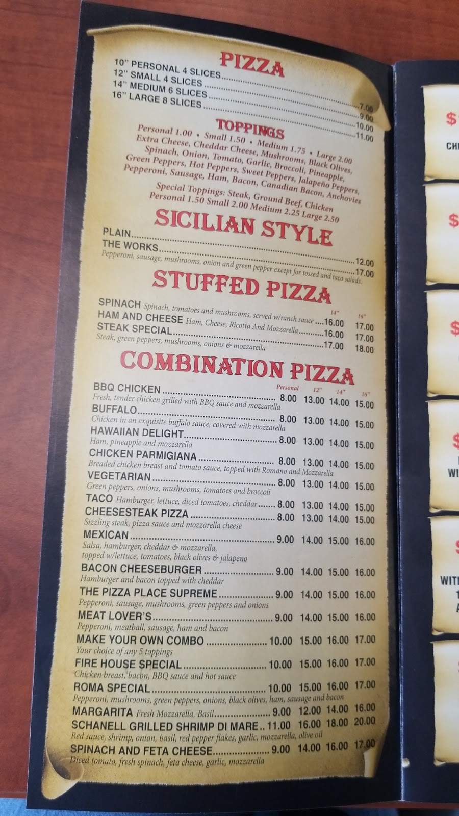 THE ROMA PIZZA PLACE | restaurant | 282 2nd St #3, Highspire, PA 17034, USA | 7179394706 OR +1 717-939-4706