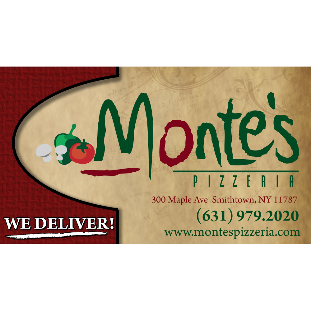 Monte Pizzeria | restaurant | 300 Maple Ave, Smithtown, NY 11787, USA | 6319792020 OR +1 631-979-2020