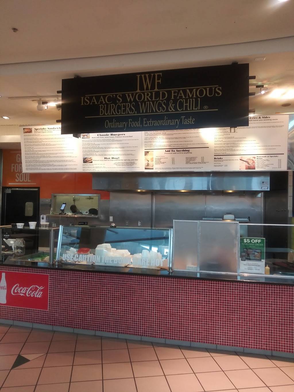 Isaacs World Famous | restaurant | 12305 University Mall Ct, Tampa, FL 33612, USA | 8132320035 OR +1 813-232-0035