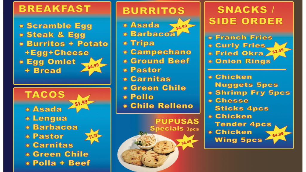 HOME GRILL & TACO | restaurant | 1140, I-30 #400, Mesquite, TX 75150, USA | 4696576575 OR +1 469-657-6575