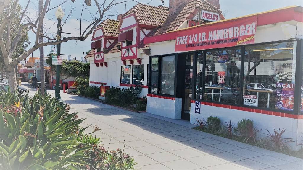 Angelos Burgers | cafe | 608 S Coast Hwy 101, Encinitas, CA 92024, USA | 7609439115 OR +1 760-943-9115