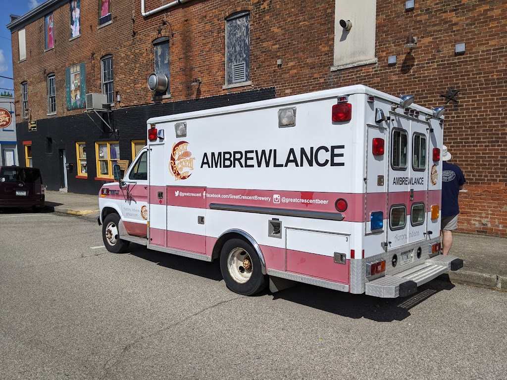 Great Crescent Brewery | restaurant | 315 Importing St, Aurora, IN 47001, USA | 8126559079 OR +1 812-655-9079