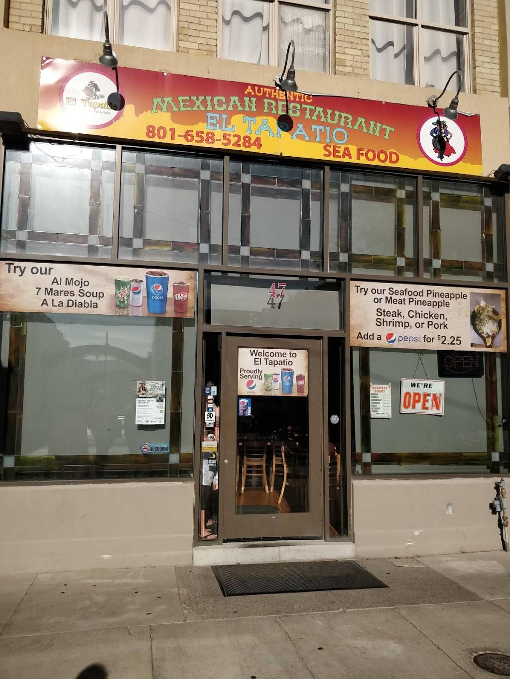 El Tapatio | restaurant | 47 S Main St, Payson, UT 84651, USA | 8016585284 OR +1 801-658-5284