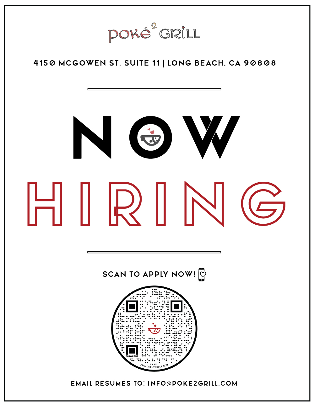 Poke2 Grill | restaurant | 4150 McGowen St #11, Long Beach, CA 90808, USA | 5624212228 OR +1 562-421-2228