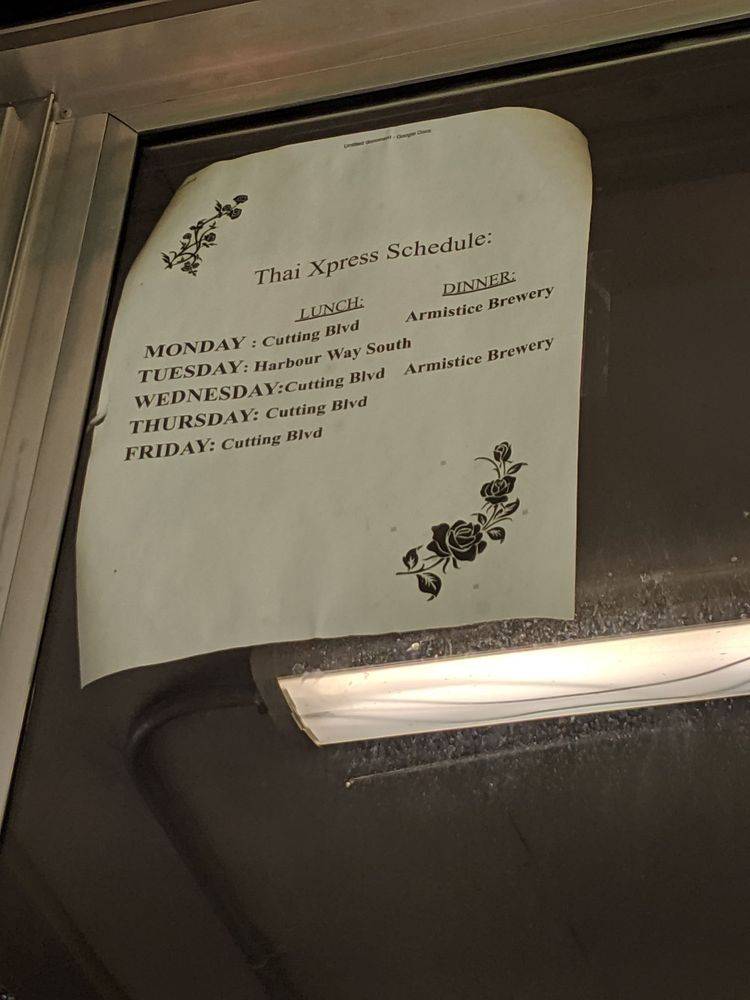 Thai Xpress Food Truck | restaurant | Richmond, CA 94804, USA | 5108606826 OR +1 510-860-6826