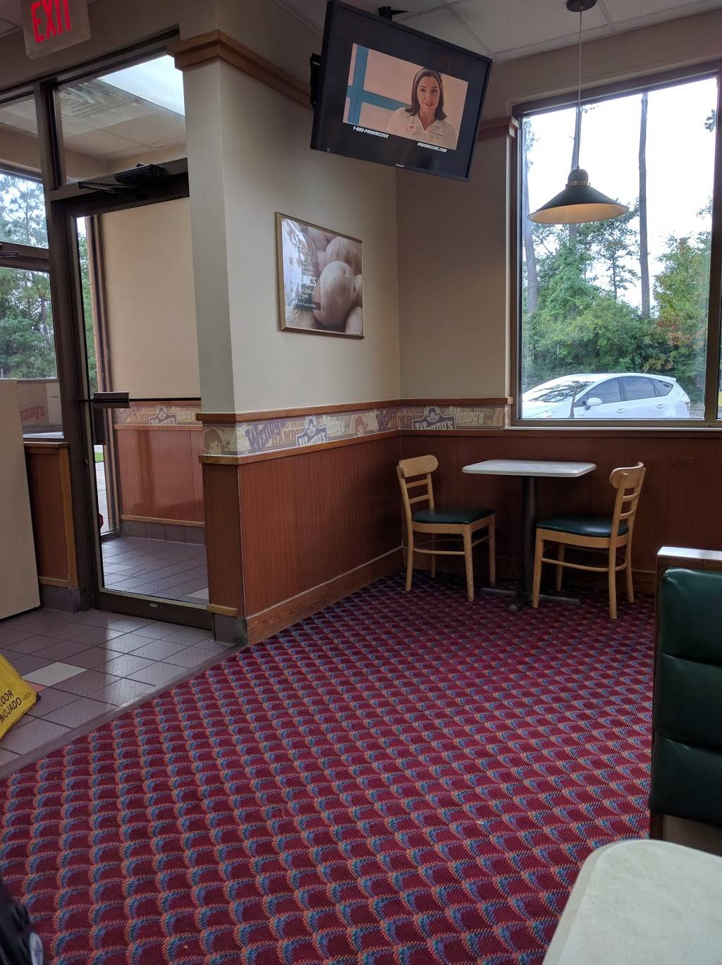 Wendys | restaurant | 6670 Woodlands Pkwy, The Woodlands, TX 77382, USA | 2813647372 OR +1 281-364-7372