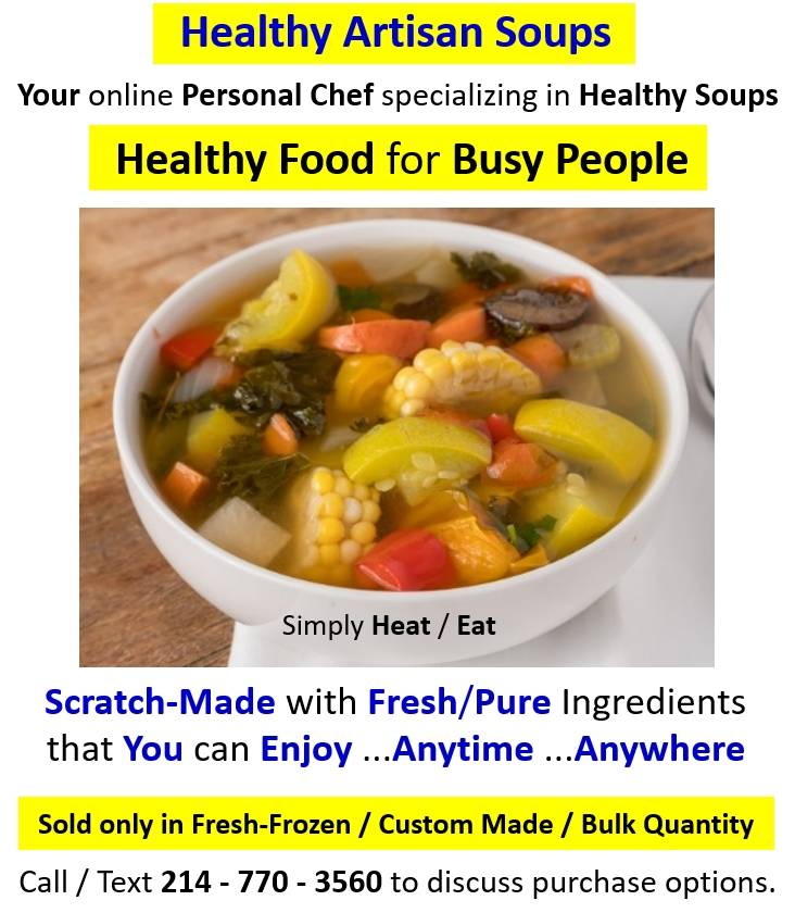 Healthy Artisan Soups (and Meals) | restaurant | 1959 W Southlake Blvd Ste 150, Southlake, TX 76092, USA | 2147703560 OR +1 214-770-3560