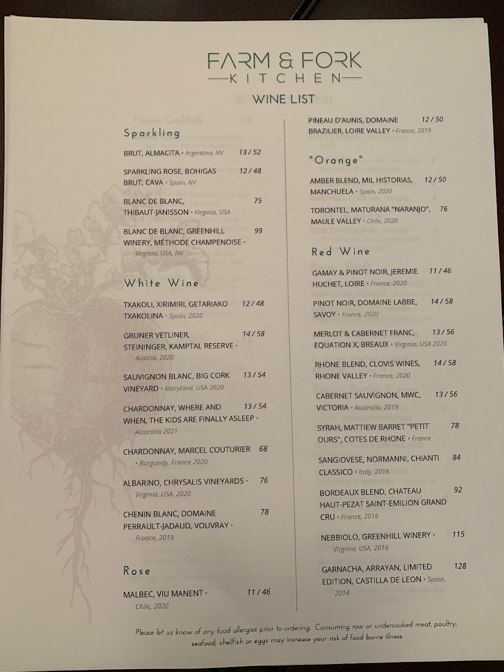 Farm & Fork Kitchen | restaurant | 42755 Creek View Plaza Unit #100, Ashburn, VA 20147, USA | 7032744458 OR +1 703-274-4458