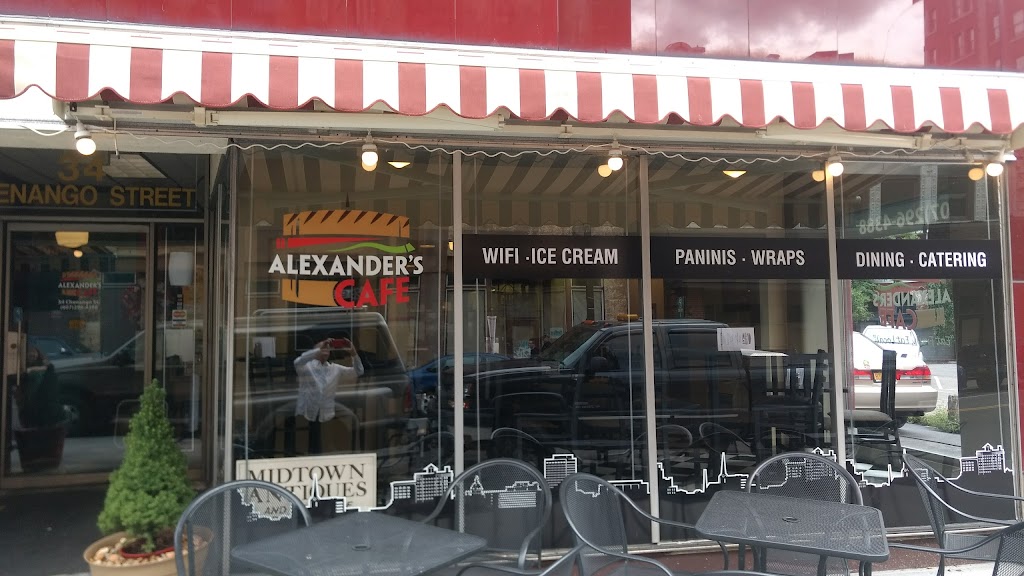Alexanders Cafe | cafe | 34 Chenango St, Binghamton, NY 13901, USA | 6072964388 OR +1 607-296-4388