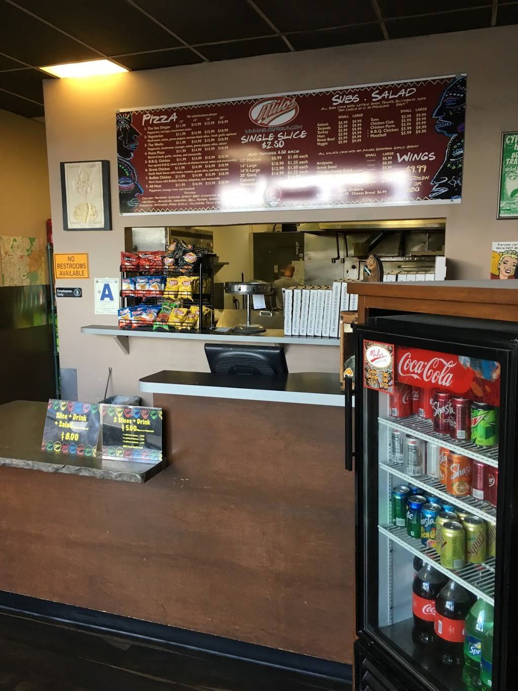 Milos Pizza | restaurant | 6686 El Cajon Blvd & Montezuma, San Diego, CA 92115, USA | 6194626456 OR +1 619-462-6456