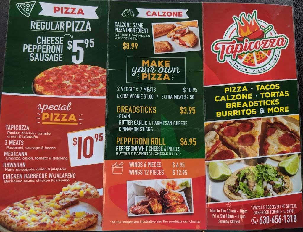 Tapicozza | restaurant | Suite D, 17W731 E Roosevelt Rd #3546, Oakbrook Terrace, IL 60181, USA | 6306561318 OR +1 630-656-1318