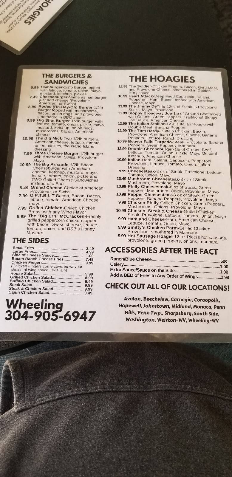 Big Shot Bobs House of Wings - Wheeling | restaurant | 753 Main St, Wheeling, WV 26003, USA | 3049056947 OR +1 304-905-6947