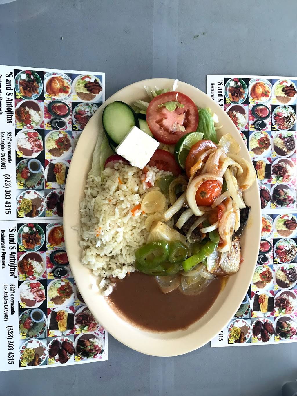 S and S Antojitos | restaurant | 3432, 5227 Normandie Ave, Los Angeles, CA 90037, USA | 3233034315 OR +1 323-303-4315