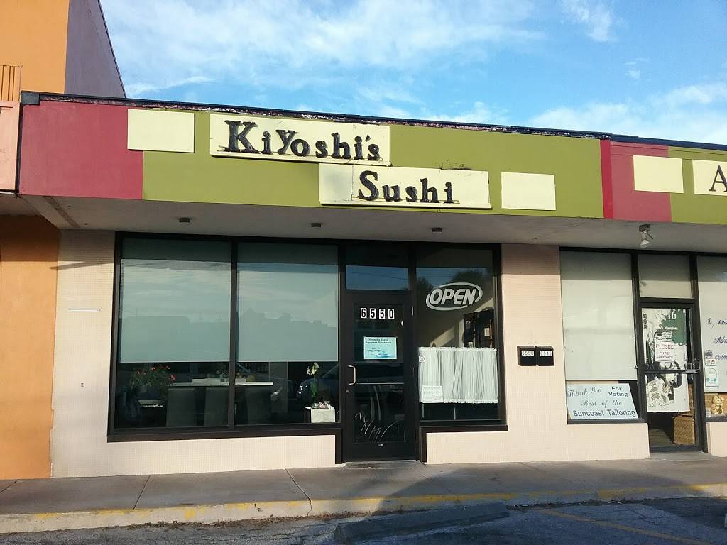 Kiyoshis Sushi LLC | restaurant | 6550 Gateway Ave, Sarasota, FL 34231, USA | 9419243781 OR +1 941-924-3781