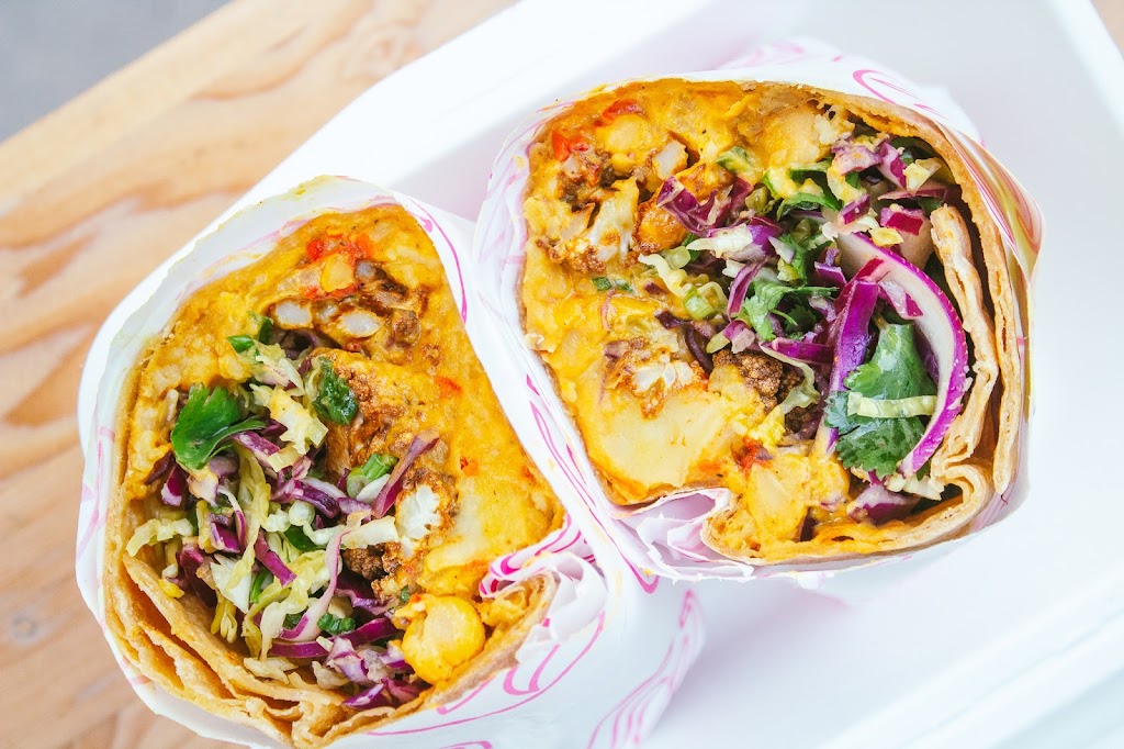 Bridgetown Roti | restaurant | 672 S Santa Fe Ave, Los Angeles, CA 90021, USA | 7472219026 OR +1 747-221-9026