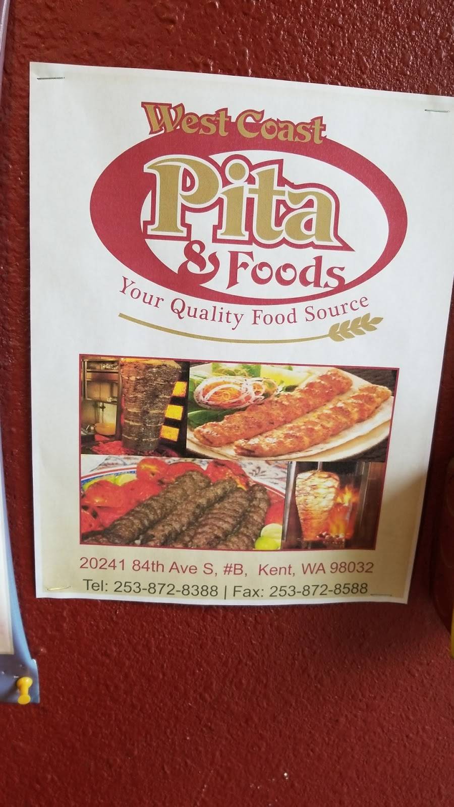 West Coast Pita Food Inc | restaurant | 20241 84th Ave S B, Kent, WA 98032, USA | 2538720422 OR +1 253-872-0422