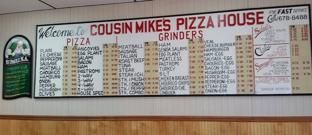 Cousin Mikes Pizza | restaurant | 128 E Main St, Fall River, MA 02724, USA | 5086788488 OR +1 508-678-8488
