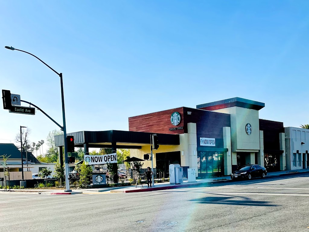 Starbucks | cafe | 507 N Euclid Ave, Ontario, CA 91762, USA | 9098583017 OR +1 909-858-3017