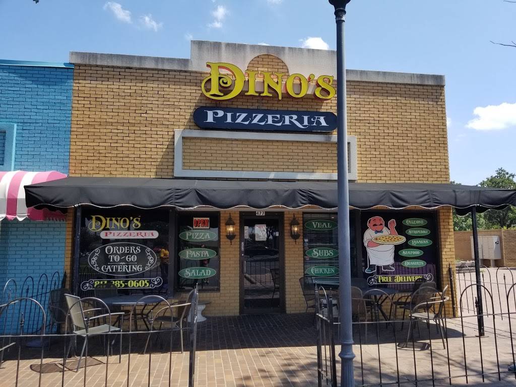 Dinos Pizzeria | restaurant | 477 W Harwood Rd, Hurst, TX 76054, USA | 8172850605 OR +1 817-285-0605