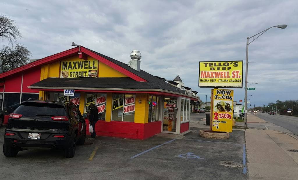 Maxwell St. Tellos Beef | restaurant | 711 Roosevelt Rd, Maywood, IL 60153, USA | 7082238312 OR +1 708-223-8312