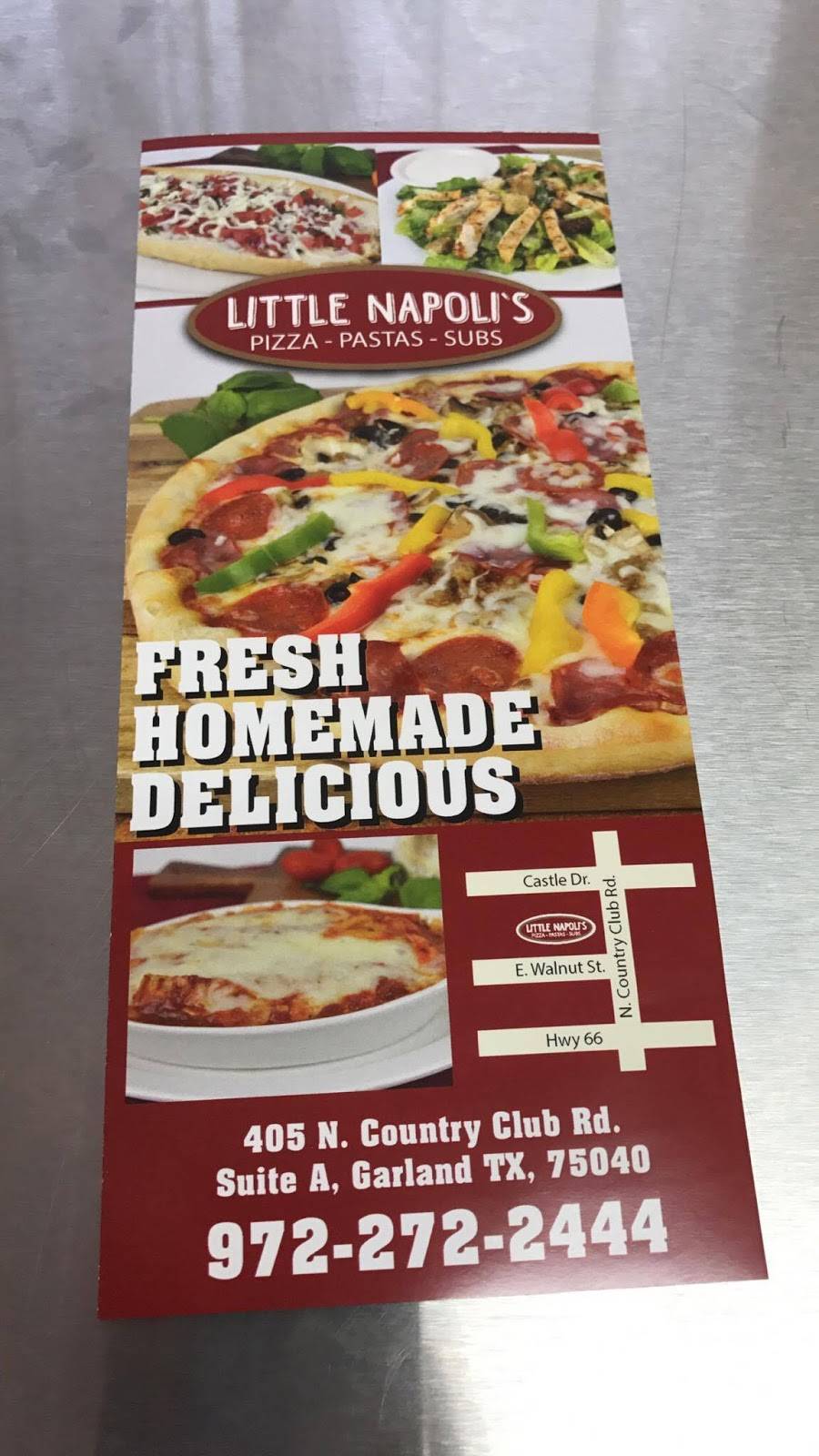 Little Napolis Italian Restaurant | restaurant | 405 N Country Club Rd, Garland, TX 75040, USA | 9724273049 OR +1 972-427-3049