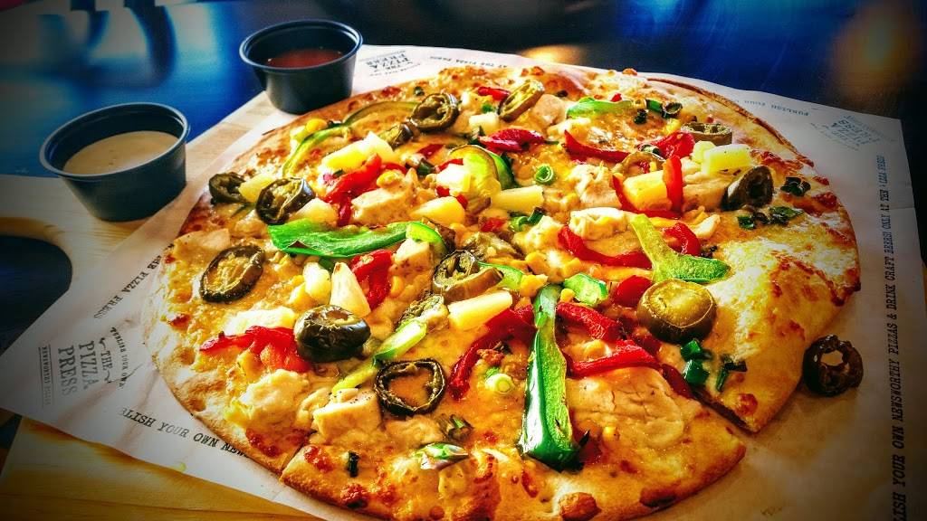 The Pizza Press | restaurant | 15090 Kensington Park Dr #400, Tustin, CA 92782, USA | 7147604272 OR +1 714-760-4272