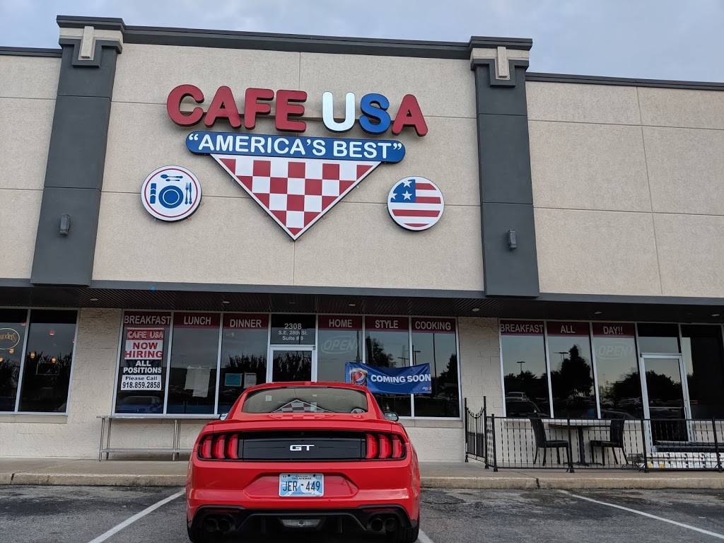 Cafe USA | restaurant | 2308 SE 28th St Suite 9, Bentonville, AR 72712, USA | 4792509990 OR +1 479-250-9990