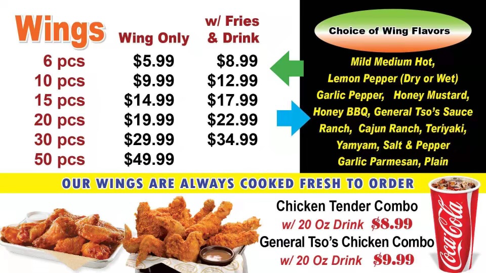 JJ Wings | restaurant | 1906 E Johnson Ave, Jonesboro, AR 72401, USA | 8702068188 OR +1 870-206-8188