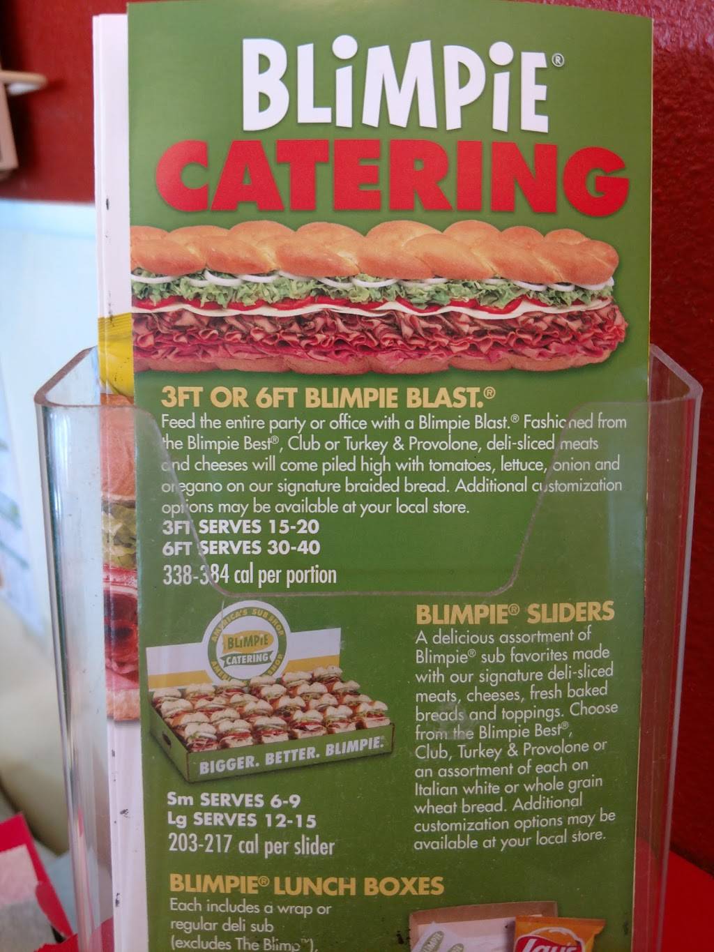 Blimpie | meal delivery | 1315 Churn Creek Rd Ste G1, Redding, CA 96003, USA | 5302261952 OR +1 530-226-1952