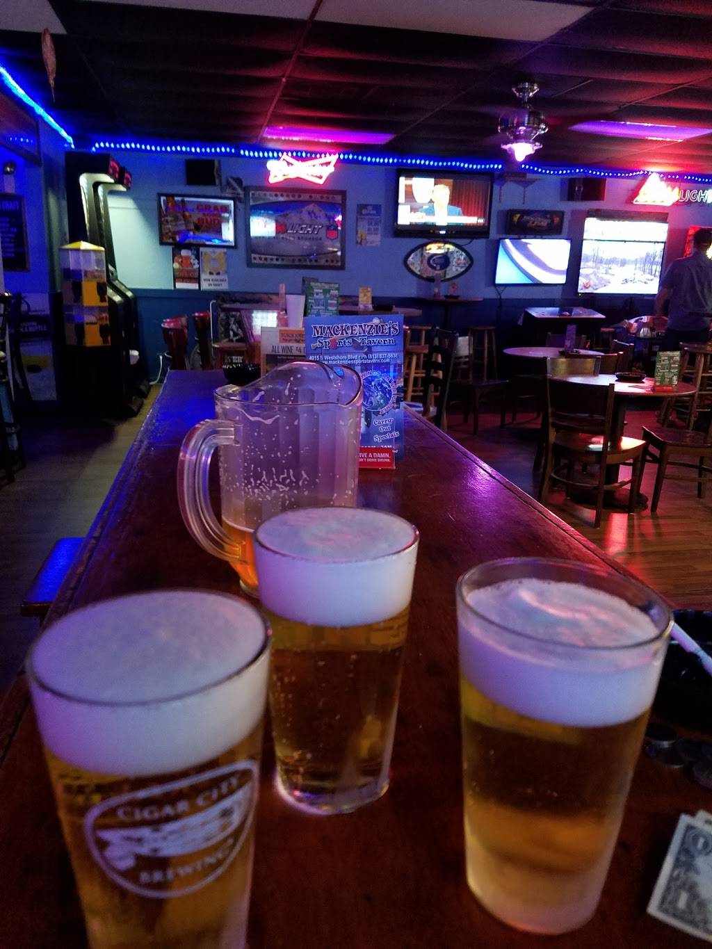 Mackenzies Sports Tavern | night club | 4015 S West Shore Blvd, Tampa, FL 33611, USA | 8138375636 OR +1 813-837-5636