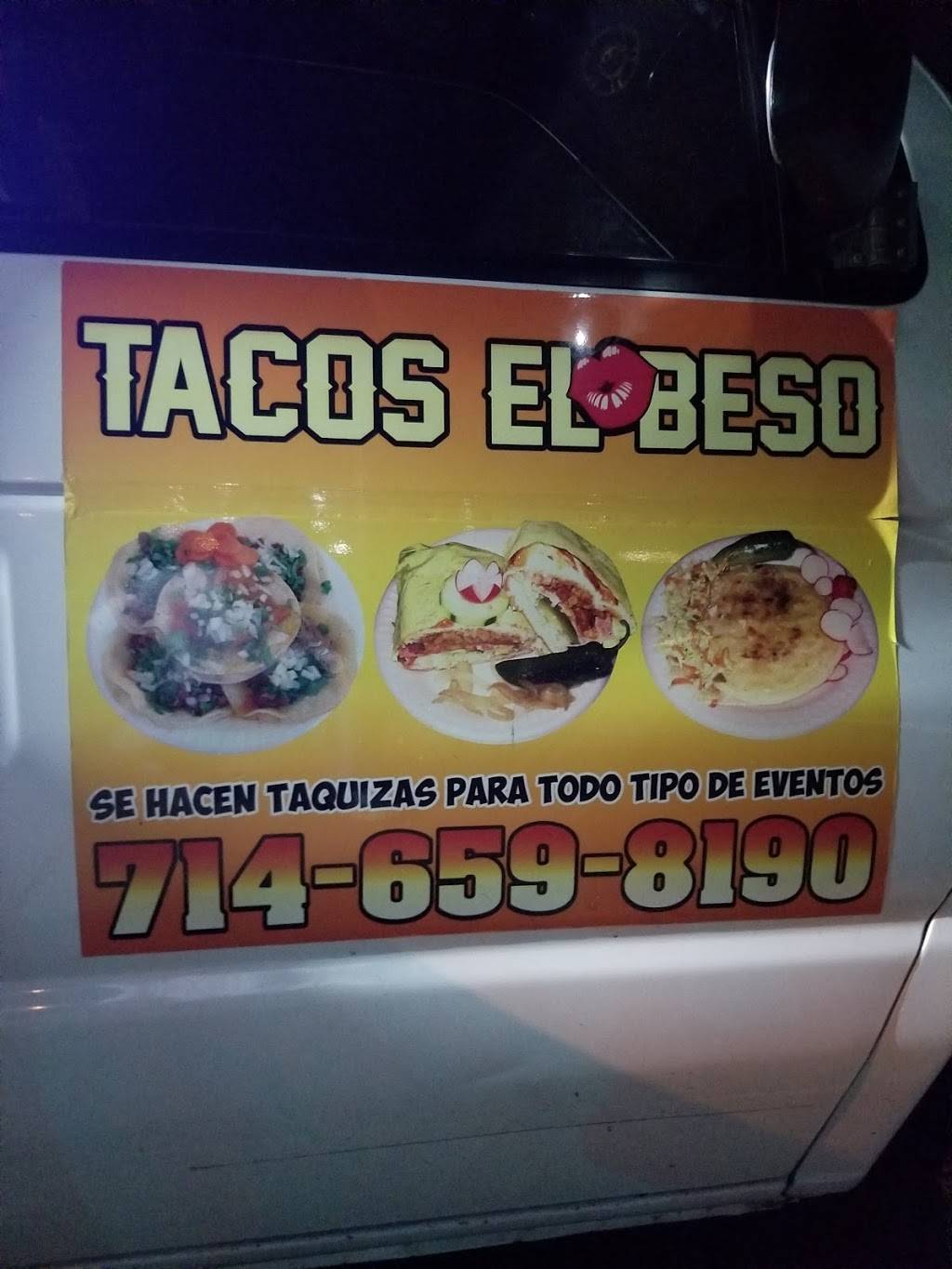 Tacos El Beso | restaurant | 1301-1499 W 12th St, Santa Ana, CA 92703, USA | 7146598190 OR +1 714-659-8190