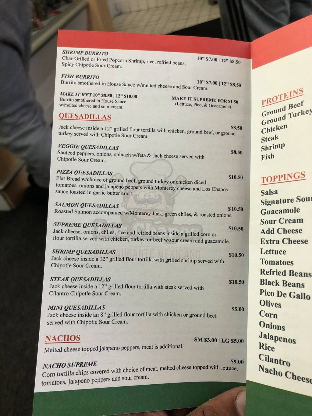 Los Chapos | restaurant | 17805 W Seven Mile Rd, Detroit, MI 48235, USA | 3136939699 OR +1 313-693-9699