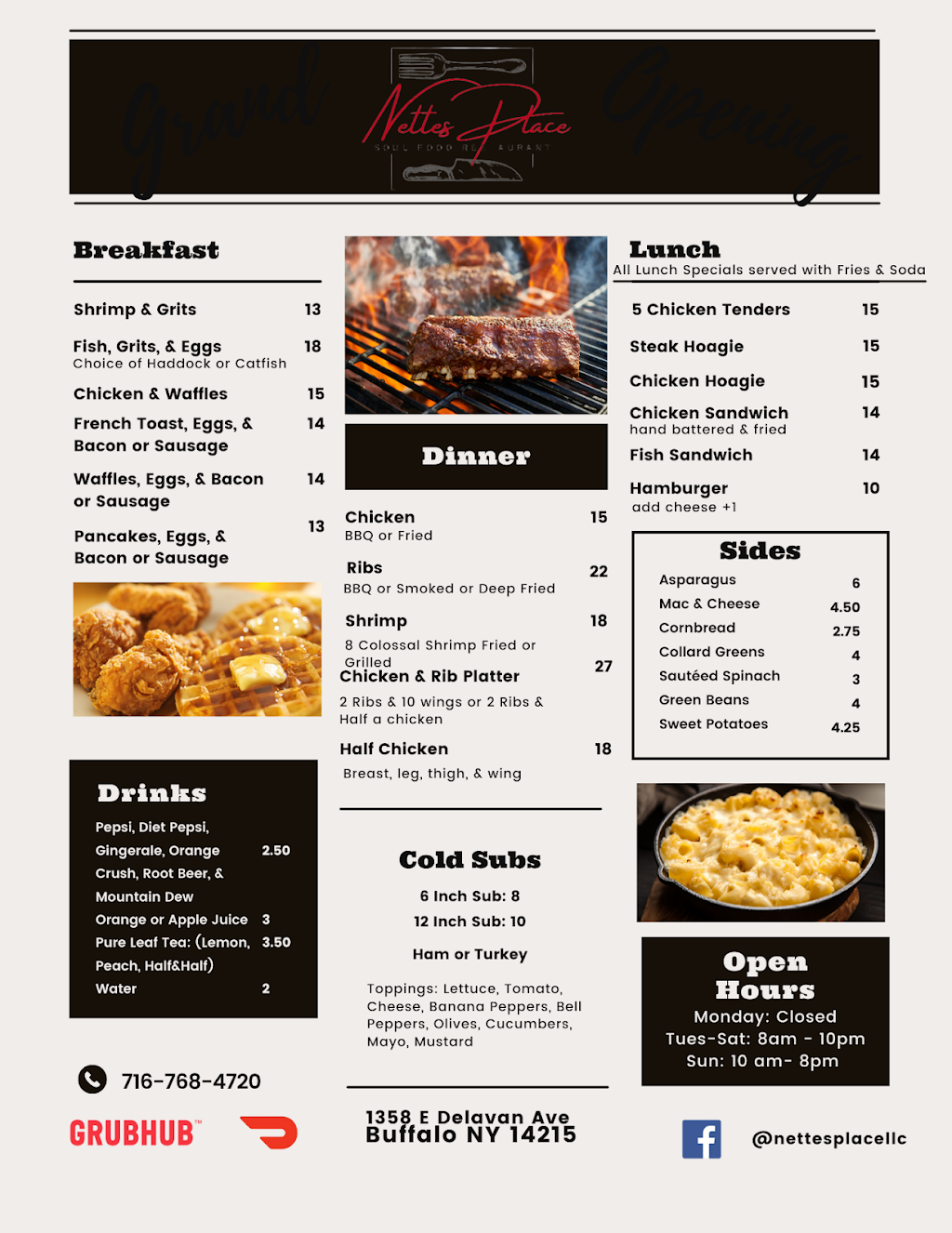 Nettes Place | restaurant | 1358 E Delavan Ave, Buffalo, NY 14215, USA | 7167684720 OR +1 716-768-4720