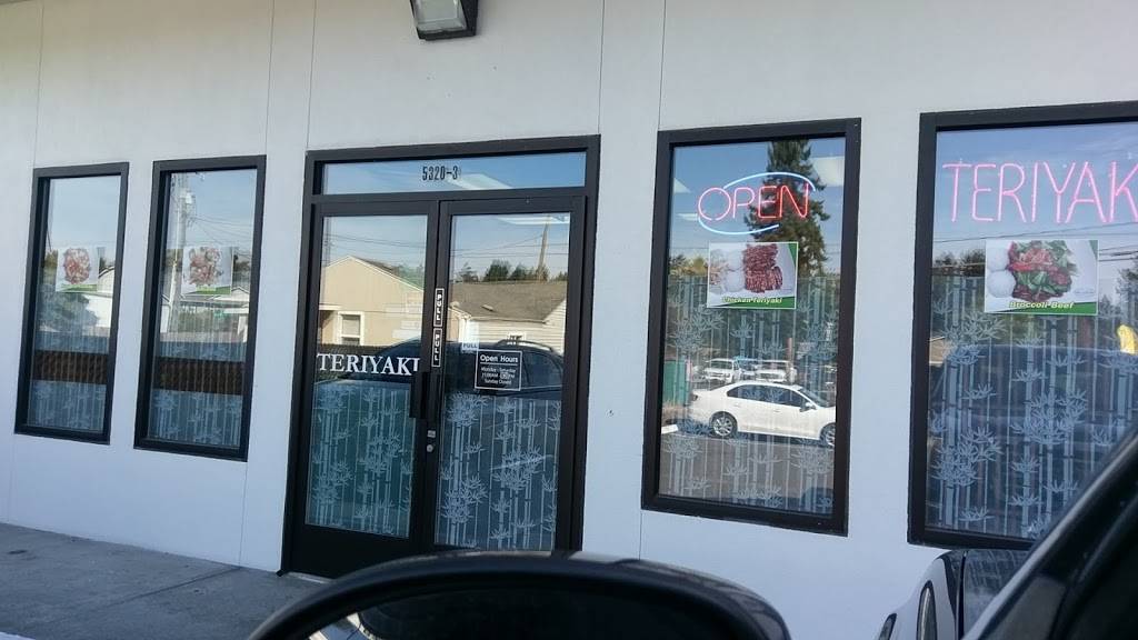 Meadow Teriyaki | restaurant | 5320 66th St W, University Place, WA 98467, USA | 2534756595 OR +1 253-475-6595