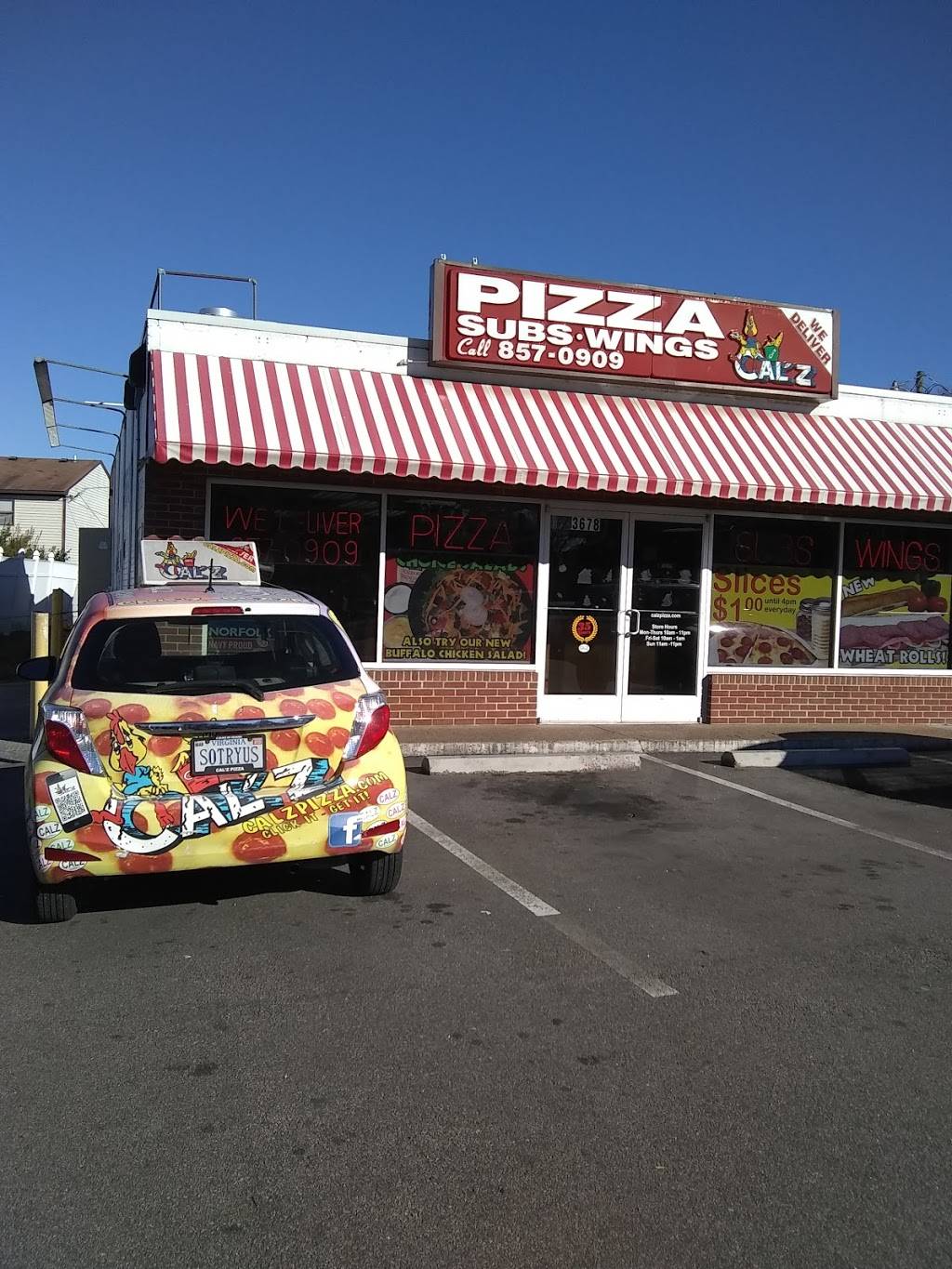 Calz Pizza | restaurant | 3678 Sewells Point Rd, Norfolk, VA 23513, USA | 7578570909 OR +1 757-857-0909