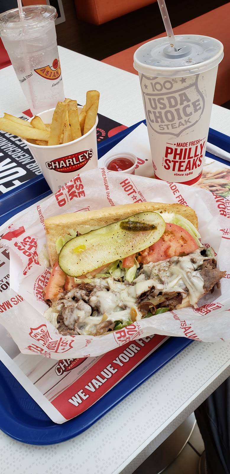 Charleys Philly Steaks | restaurant | 5000 Katy Mills Cir Ste FC-5, Katy, TX 77494, USA | 2815742627 OR +1 281-574-2627