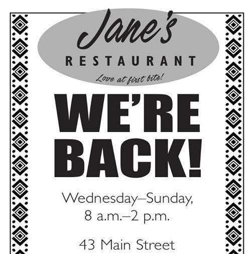 Janes | restaurant | 43 Main St, Derby Line, VT 05830, USA | 5408471594 OR +1 540-847-1594