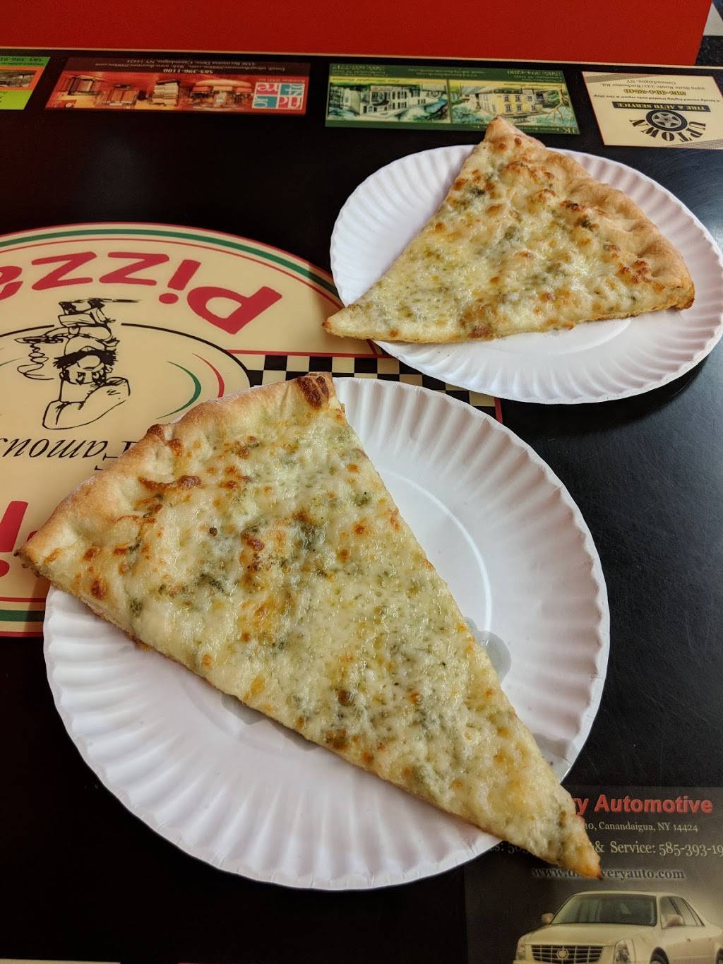 Darios Famous Pizza | restaurant | 1560 NY-332, Farmington, NY 14425, USA | 5853983430 OR +1 585-398-3430