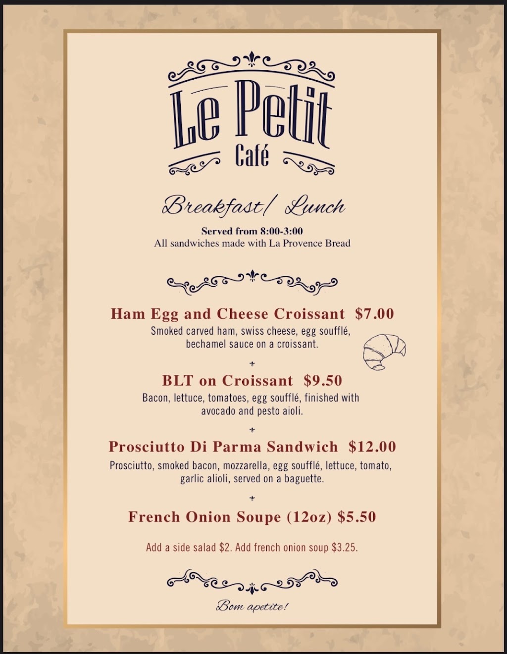 Le Petit Café | cafe | 13551 SE 145th Ave, Happy Valley, OR 97015, USA | 9717576005 OR +1 971-757-6005