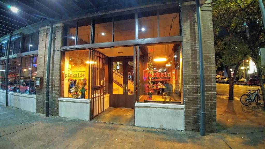 Parkside | restaurant | 301 E 6th St, Austin, TX 78701, USA | 5124749898 OR +1 512-474-9898