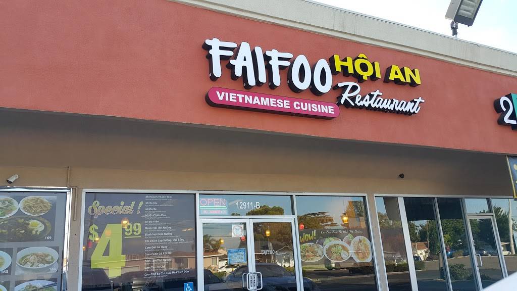 Faifoo restaurant | restaurant | 12911B Magnolia St, Garden Grove, CA 92841, USA | 7145343600 OR +1 714-534-3600